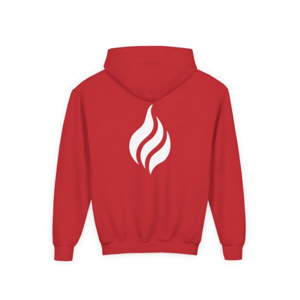 Charlie Cares Heavy Blend Youth Hoodie - Image 2