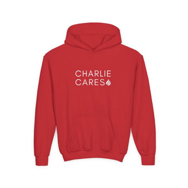 Charlie Cares Heavy Blend Youth Hoodie