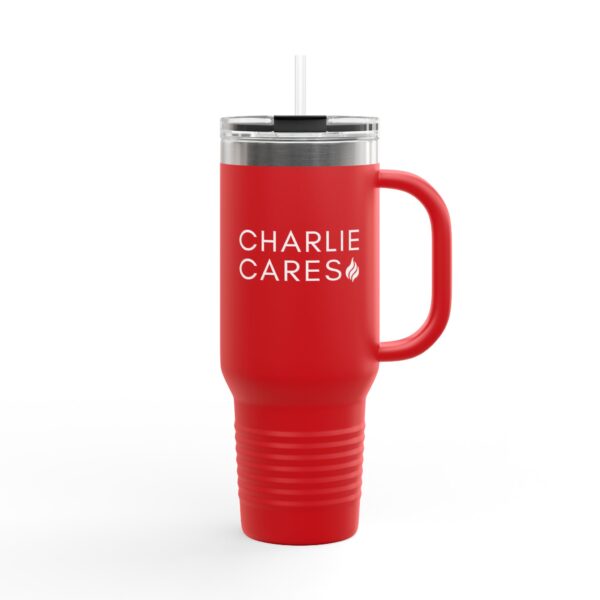 Charlie Cares Insulated Travel Mug 40oz