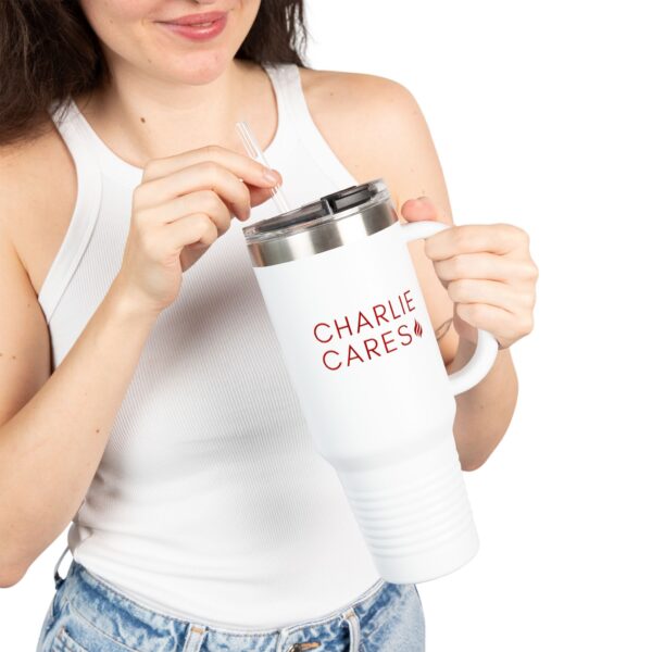 Charlie Cares Insulated Travel Mug 40oz - Image 5